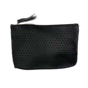 3 for $15 ⭐️ Ipsy | “Boss Babe” Spikey Faux Leather Mini Makeup Bag in Black